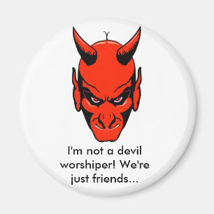 Imã Não ímãs de um adorador de diabo