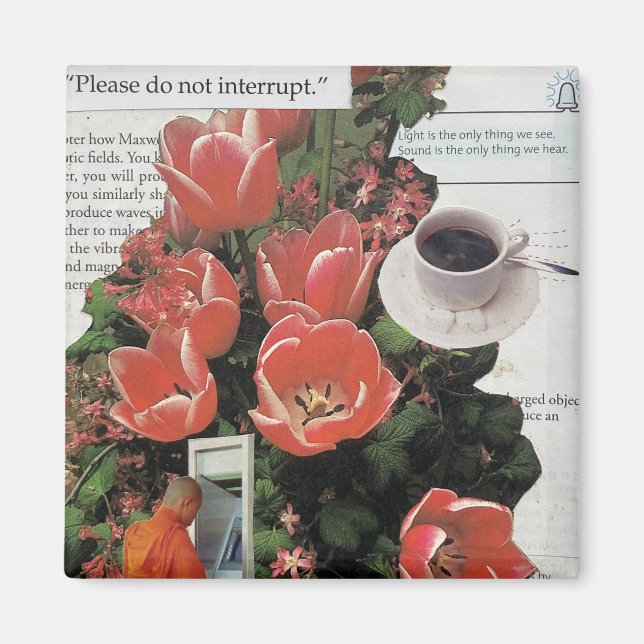 Imã Não Interrompa O Tempo De Café Da Manhã Do Dinheir (Frente)