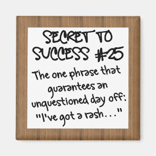 Imã Não ir para o trabalho doente