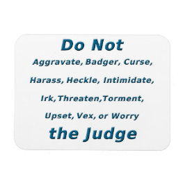 Ímã Não Irk o Juiz