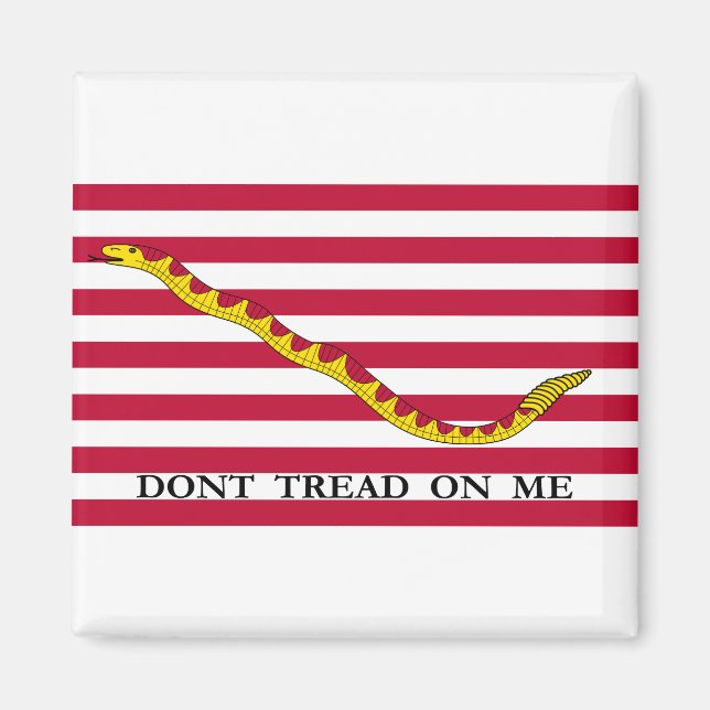 Imã Não me pise no Naval Jack dos EUA (Frente)