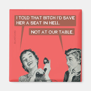 Imã Não na nossa mesa.