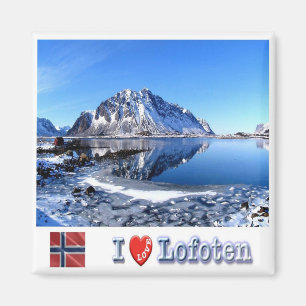 Imã NÃO - Noruega - Lofoten - LofotenBerg - I Love