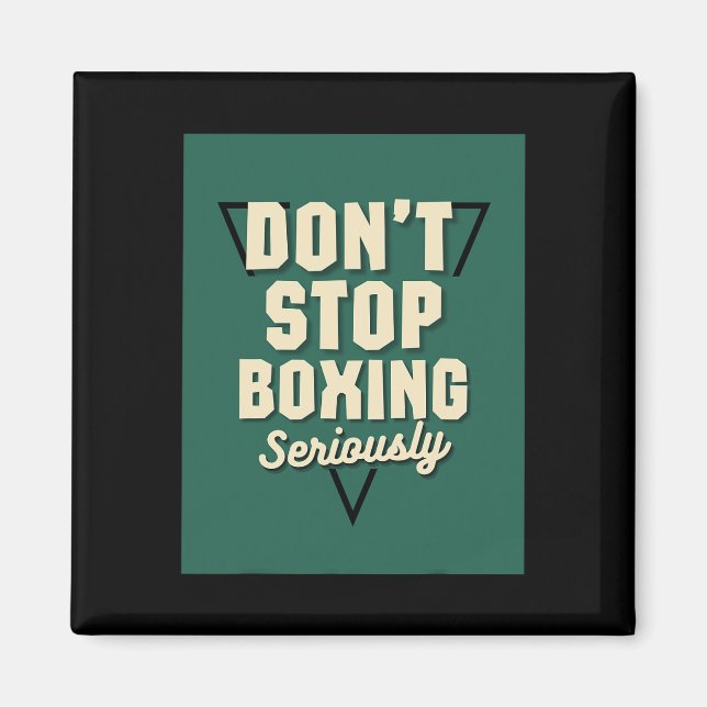 Imã Não Parar de Boxing (Frente)