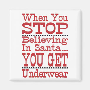 Imã Não Pare de Acreditar no Papai Noel