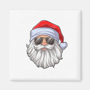 Imã Não Pare de Acreditar Santa Diversão Natal Meninos