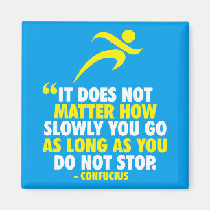 Imã NÃO PARE. Motivação da Maratona em Execução