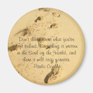 Imã Não pense no que você deixou atrás do ímã