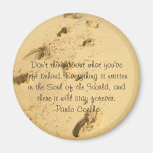 Imã Não pense sobre o que você deixou atrás do ím