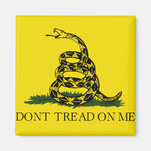 Imã Não pisar no meu sinalizador Gadsden