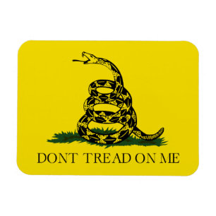 Ímã Não pise em mim a bandeira americana de Gadsden