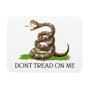 Ímã Não pise em mim a bandeira da Revolução America