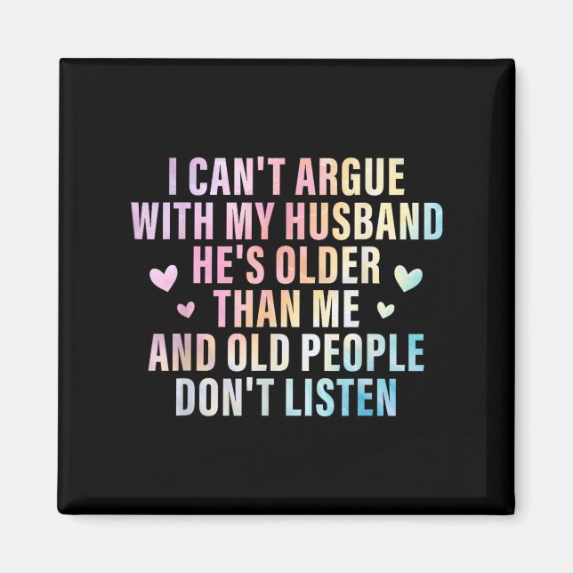 Imã Não posso discutir com meu marido. Ele é mais velh (Frente)