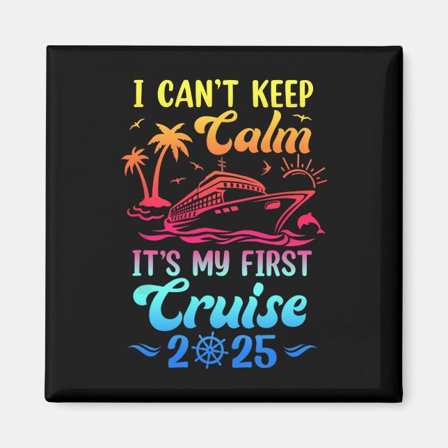 Imã Não Posso Manter a Calma É Minha Primeira Viagem d (Frente)