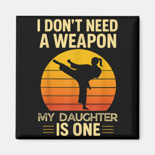 Imã Não Preciso de uma Arma Minha Filha Faz Taekwondo