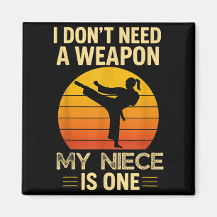 Imã Não Preciso de uma Arma Sobrinha é uma Karate Mest