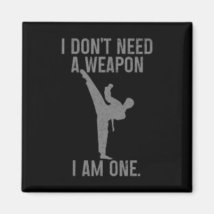 Imã Não Preciso De Uma Arma Sou Um Karate Jiu Jitsu Ku