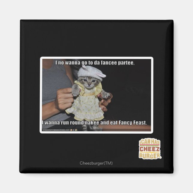 Imã Não quero ir à festa da noiva (Frente)