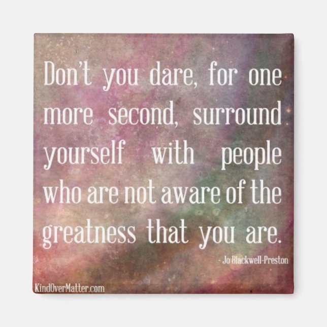 Imã Não se atreva (Frente)