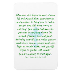 Ímã Não se preocupe - reze e assista o Magnet