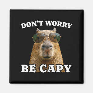 Imã Não se preocupe seja capivara engraçado capivara 