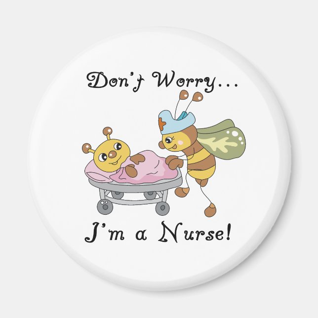 Imã Não se preocupe, sou enfermeira (Frente)