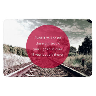 Ímã Não se sente no lugar | Citação Motivacional