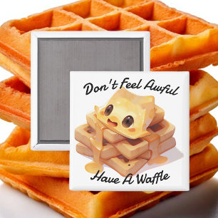 Imã Não se sinta mal, tenha um waffle