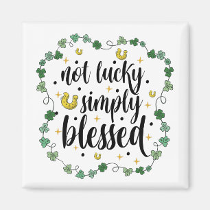 Imã Não Sortudo Simplesmente Abençoado Dia de São Patr