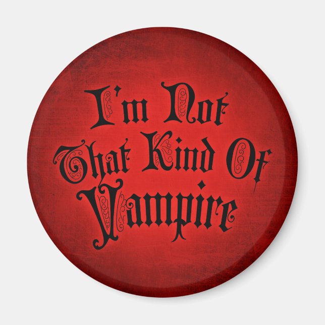Imã Não Sou Esse Tipo de Vampiro (Frente)