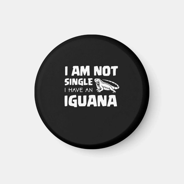 Imã Não sou solteiro de ter Iguana (Frente)