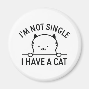 Imã Não sou Solteiro de ter um gato
