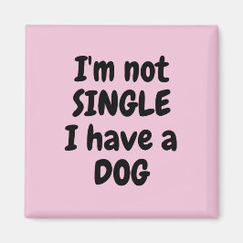 Imã Não sou Solteiro Magnet Quadrado