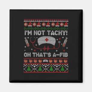 Imã Não Sou Taquicardia Natal Xmas Rn Cna Icu Scurb