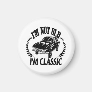 Imã Não sou velho sou clássico carro engraçado