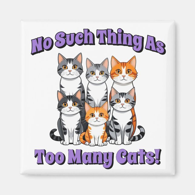 Imã Não, tal coisa como tantos gatos! (Frente)