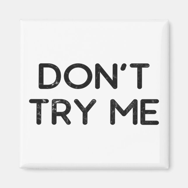 Imã Não tente teclar papel (Frente)