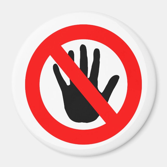 Imã Não tocar sinal (Frente)