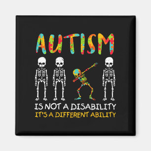 Imã Não Uma Deficiência Diferente Capacidade Autismo D
