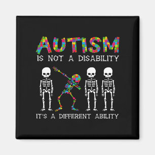 Imã Não Uma Deficiência Diferente Capacidade Autismo D