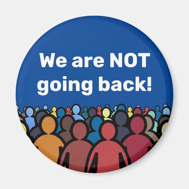 Imã Não vamos voltar (Frente)