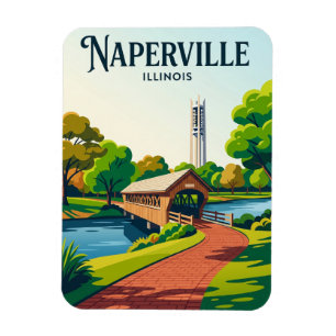 Ímã Naperville Riverwalk EUA