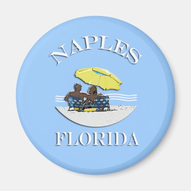 Imã Naples Florida Magnet (Frente)