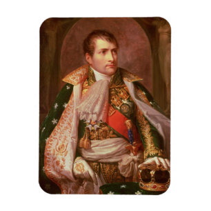 Ímã Napoleon Bonaparte (1769-1821), como o rei de