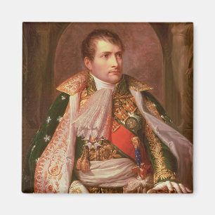 Imã Napoleon Bonaparte (1769-1821), como o rei de