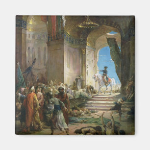 Imã Napoleon Bonaparte na mesquita grande no Cairo
