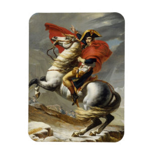 Ímã Napoleon que cruza a passagem grande de St Bernard