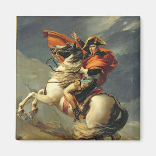 Imã Napoleon que cruza os cumes o 20 de maio de 1800