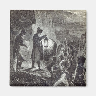 Imã Napoleon que extricating a artilharia de Lannes