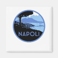 Napoli Monte Vesúvio - Retro Nápoles Itália